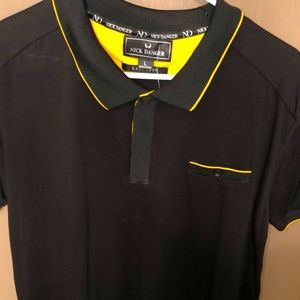 Nick Danger Black and Yellow Polo Shirt